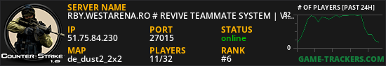 RBY.WESTARENA.RO # REVIVE TEAMMATE SYSTEM | VIP FREE