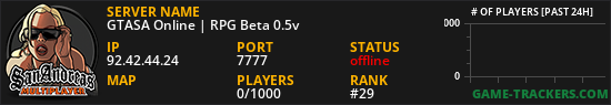 GTASA Online | RPG Beta 0.5v