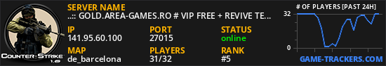 ..:: GOLD.AREA-GAMES.RO # VIP FREE + REVIVE TEAMMATES ::..